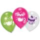 Muffin Cupcake Luftballon, 6 Stück 9 Zoll (22,8 cm)