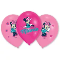 Disney Minnie Pink Ballon-Set, 6 Stück, 11 Zoll (27,5 cm)