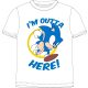 Sonic the Hedgehog Here Kinder T-Shirt, Oberteil 134 cm