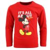 Disney Mickey All About Kinder Langärmliges T-Shirt 98-128 cm