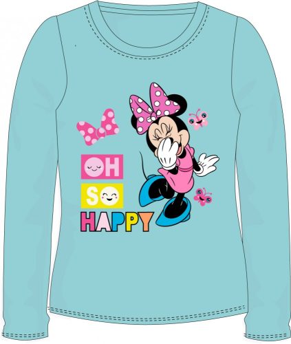 Disney Minnie Kinder Langärmliges T-Shirt, Oberteil 104-134 cm