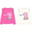 Peppa Wutz Kinder Langarmshirt, Top 92-116 cm