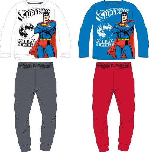 Superman Kinder langer Schlafanzug 104-134 cm