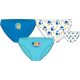 Baby Shark Blue Kinderunterwäsche, Unterhosen 3 Stück/Packung 3 bucăți/pachet