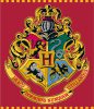 Harry Potter Red Coral Fleece Decke 120x150 cm