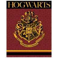 Harry Potter Crest Coral Fleece Decke 120x150cm