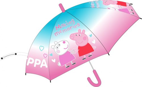 Peppa Wutz Kinder halbautomatischer Regenschirm Ø74 cm
