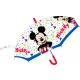 Disney Mickey  Kinder halbautomatischer transparenter Regenschirm Ø74 cm