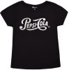 Pepsi Damen Kurzärmliges T-Shirt, Oberteil S-XL