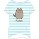 Pusheen, die Katze Striped Damen Kurz Nachthemd XS