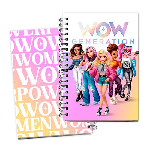 WOW Generation Team A5 liniertes Notizbuch mit Aufkleber