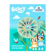 Bluey Notizbuch + Mini-Buntstift-Set