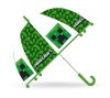 Minecraft Kinder transparente halbautomatische Regenschirm Ø70 cm