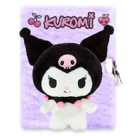 Hello Kitty Kuromi 3D Plüsch A5 Schlosstagebuch