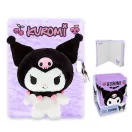 Hello Kitty Kuromi 3D Plüsch A5 Schlosstagebuch