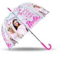 Barbie Strong Girls Kinder transparenter Regenschirm Ø70 cm