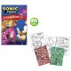 Sonic der Igel Prime Malbuch + Aufkleber Set