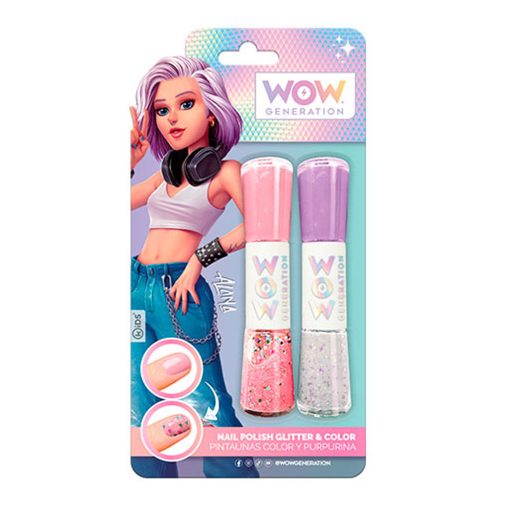WOW Generation Alana farbiger und glitzernder Nagellack-Set