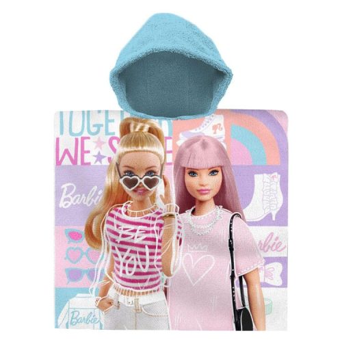 Barbie Together Strandtuch, Poncho 60x120 cm