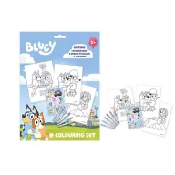 Bluey Happy Life Malset mit Aufklebern