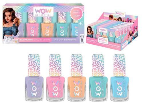 WOW Generation farbenfrohes Nagellack-Set 5-teilig