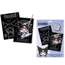 Hello Kitty Kuromi Scratch-Gravierset