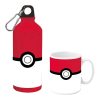 Pokémon Pokeball Porzellantasse und Aluminiumflaschenset im Geschenkkarton