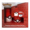 Pokémon Pokeball Porzellantasse und Aluminiumflaschenset im Geschenkkarton