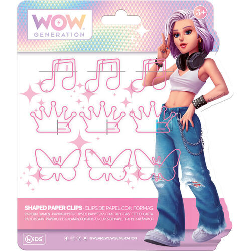 WOW Generation Alana rosa Büroklammer Set