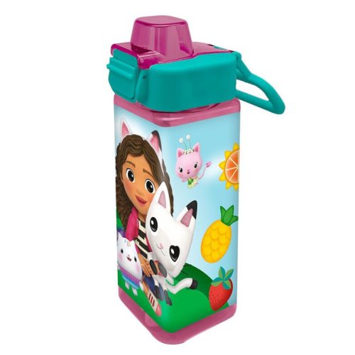 Gabby's Dollhouse Smoothie Land quadratische Kunststoffflasche 500 ml