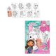 Gabby's Dollhouse Smoothie Land Malbuch Set mit Stickern