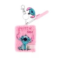   Disney Lilo und Stitch Aloha 626 Plüsch-Mini-Notizbuch mit Stift und Schlüsselanhänger