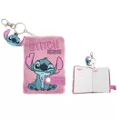 Disney Lilo und Stitch Aloha 626 Plüsch-Mini-Notizbuch mit Stift und Schlüsselanhänger