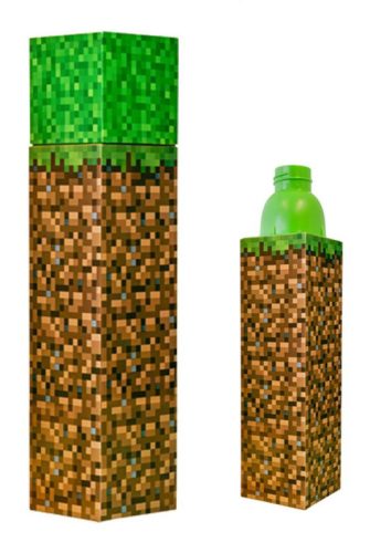 Minecraft Kunststoff-Trinkflasche, Sportflasche 650 ml