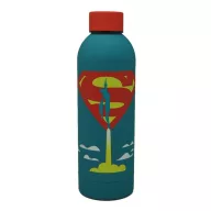 Superman Launch Weichgefühles Flasche, Sportflasche 700 ml