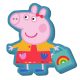 Peppa Wutz Shopping Dekokissen 35 cm Samt