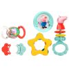 Peppa Wutz Fun Baby-Rassel und Beißring Set, 5-tlg