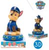 Paw Patrol Nachtlampe, LED-Nachtlicht 3D