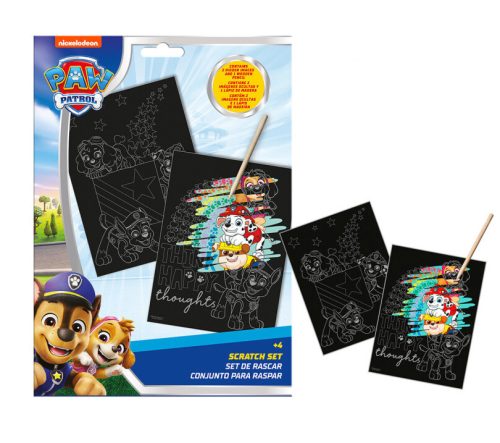 Paw Patrol Happy Thoughts Kratzen Kunstset