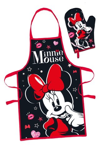 Disney Minnie Smooch Damen Schürze 2 teiliges Set