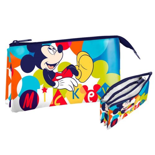 Disney Mickey  Kinder-Necessaire, Federtasche 3 Fächer