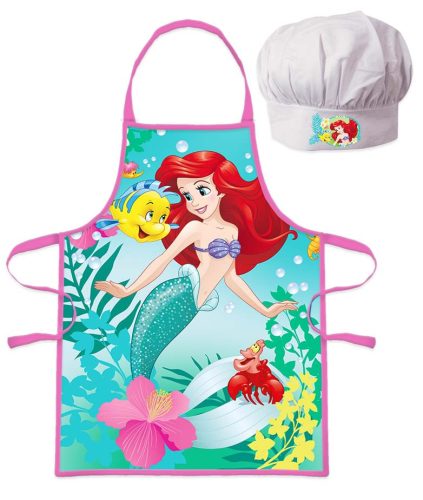 Disney Prinzessin Curious  Ariel Kinder Schürze 2-teiliges Set