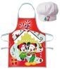 Disney Minnie and Mickey Weihnachten Kinder Schürze 2 teiliges Set