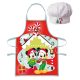 Disney Minnie and Mickey Weihnachten Kinder Schürze 2 teiliges Set