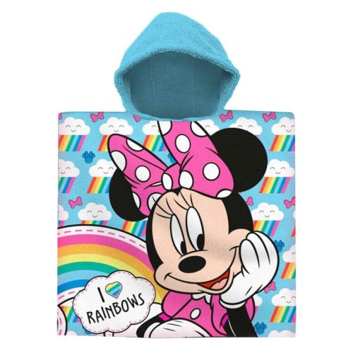 Disney Minnie Rainbows Strandtuch, Poncho 60x120 cm