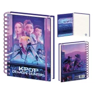   K-pop Demon Hunters World Tour Spiralnotizbuch, liniertes Heft A5