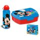 Disney Mickey Play Brotdose + Aluminiumflasche Set