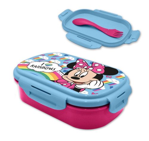 Disney Minnie  Rainbows Brotdose + Besteckset