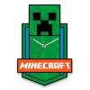 Minecraft Green XL Wanduhr 50 cm