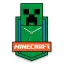 Minecraft Green XL Wanduhr 50 cm